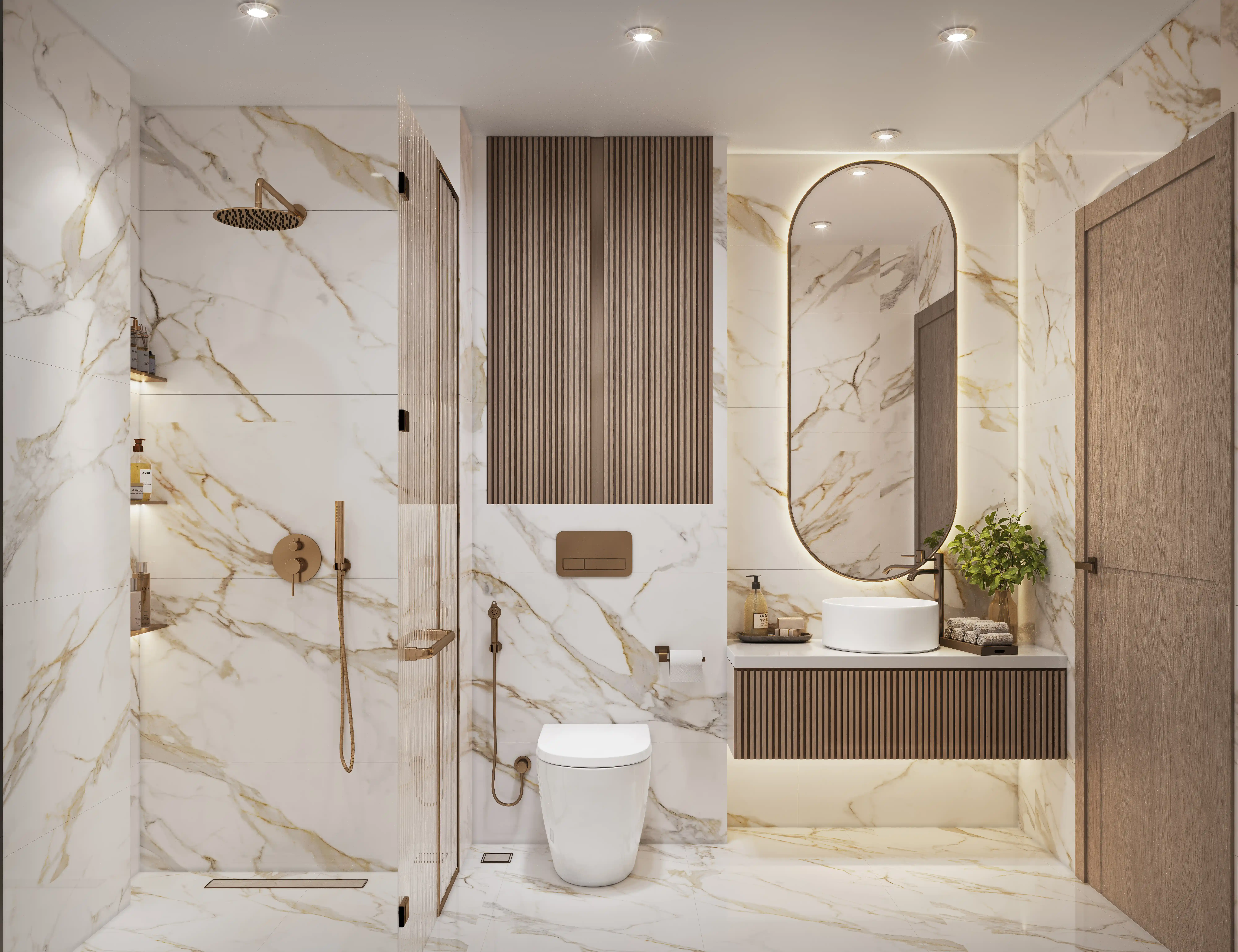 Aark Terraces by AARK Developers – Luxury Apartment Interior Rendering & CGI, Dubailand Dubai — image 5