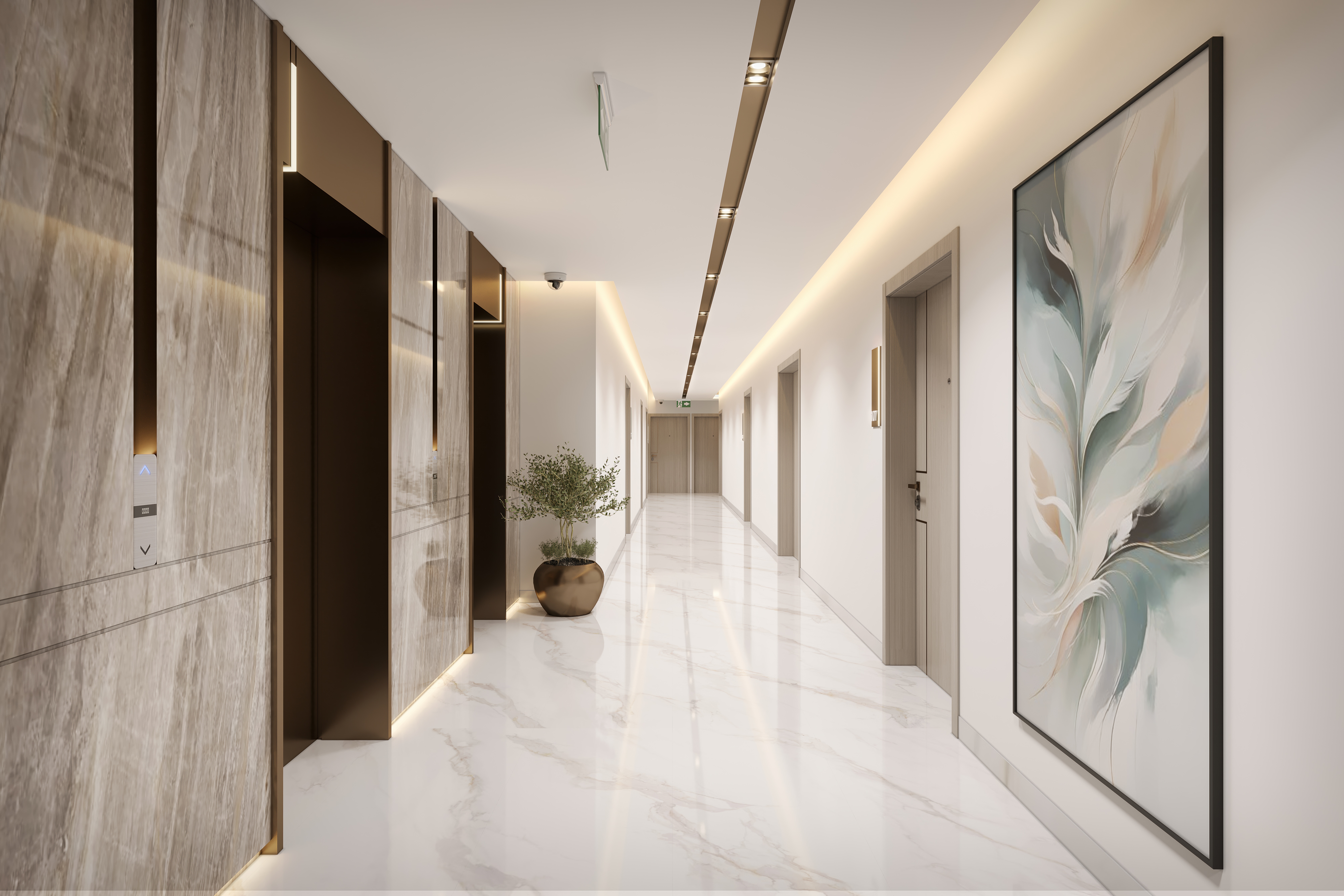 Aark Terraces by AARK Developers – Luxury Apartment Interior Rendering & CGI, Dubailand Dubai — image 3