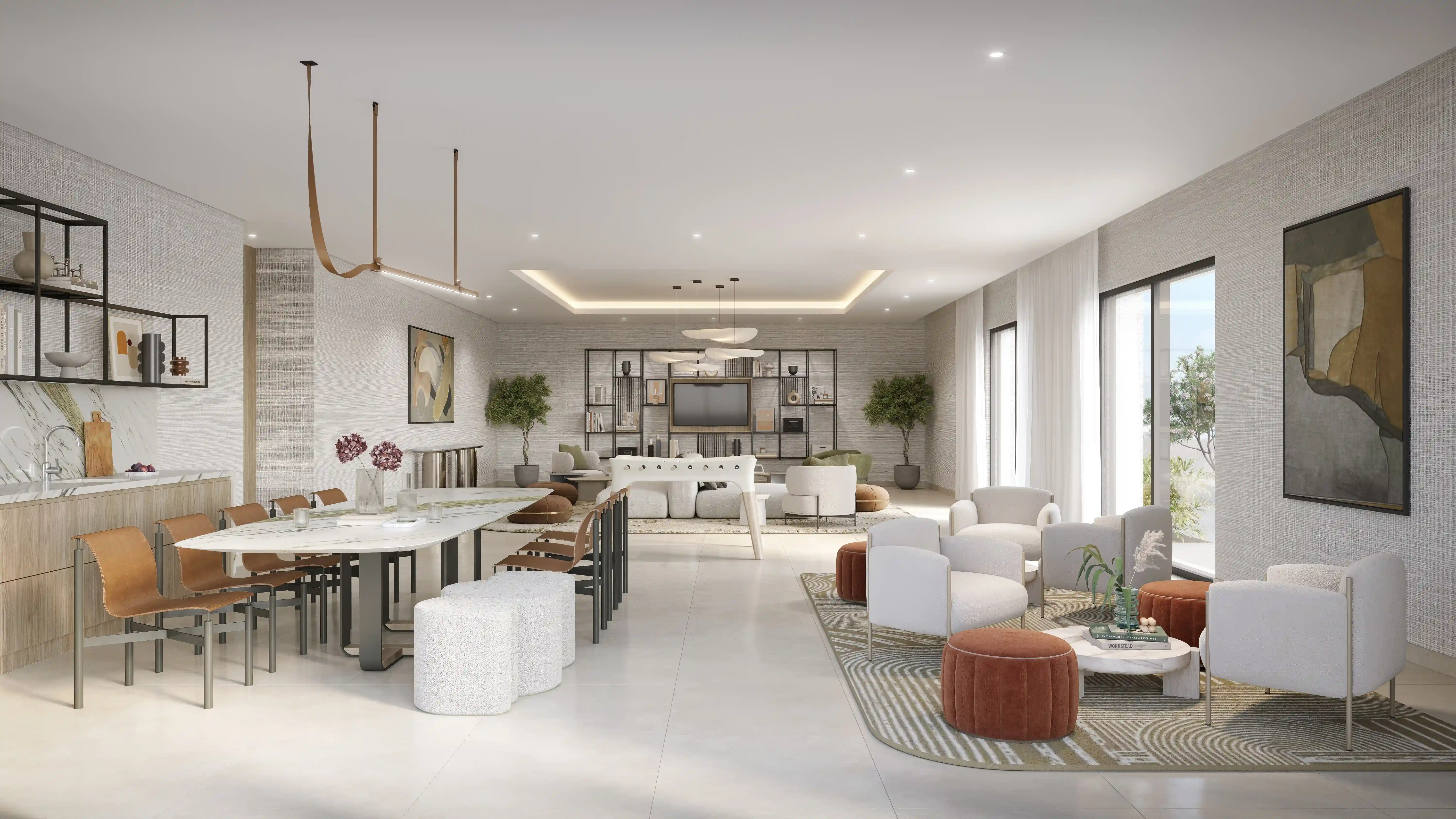 Apartment Interior Visualization –Dubai South | RARE DESIGN HIVE — image 1