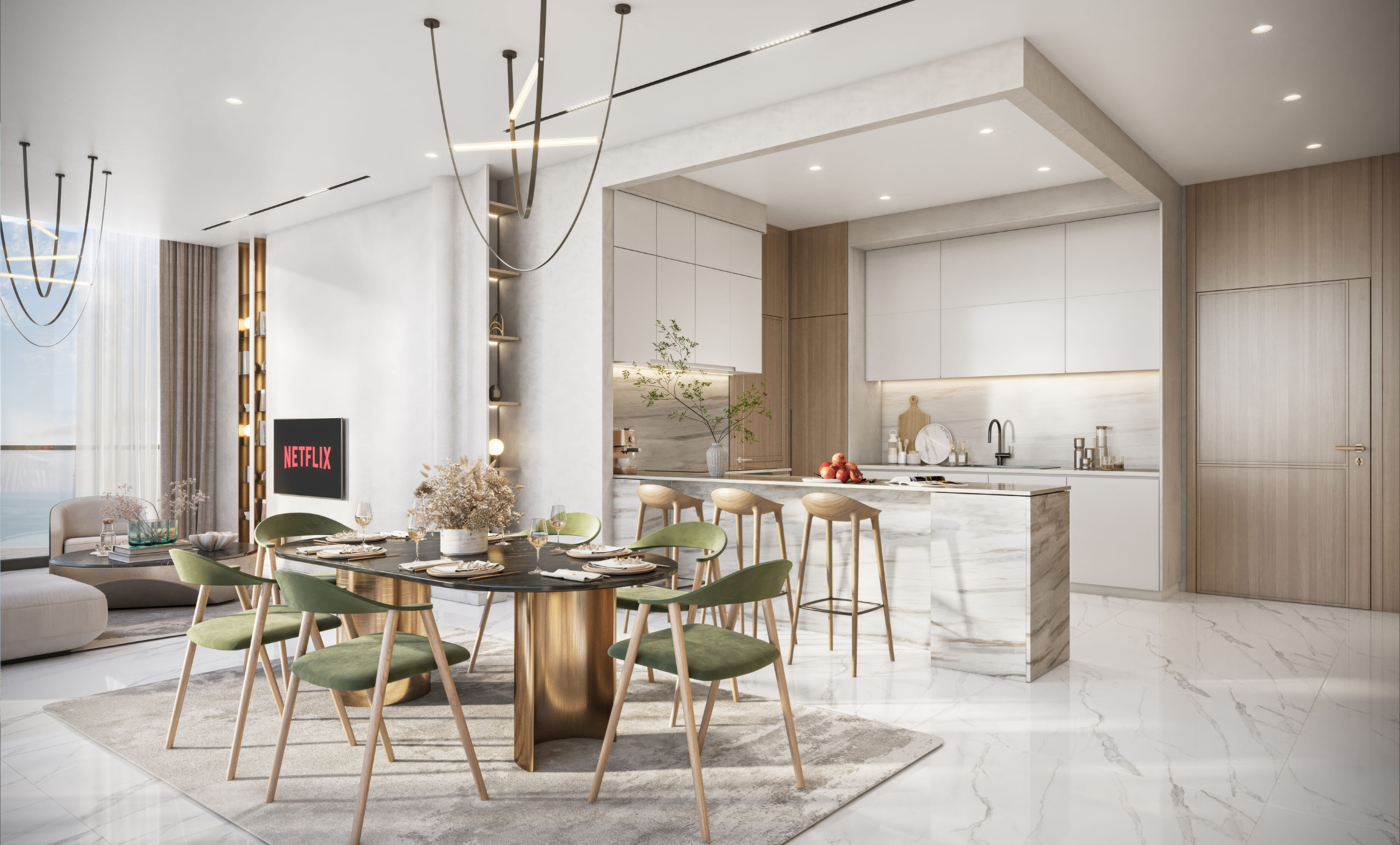 Aqua Maya – Interior Design Marketing Services in 3D Interior Rendering — image 5
