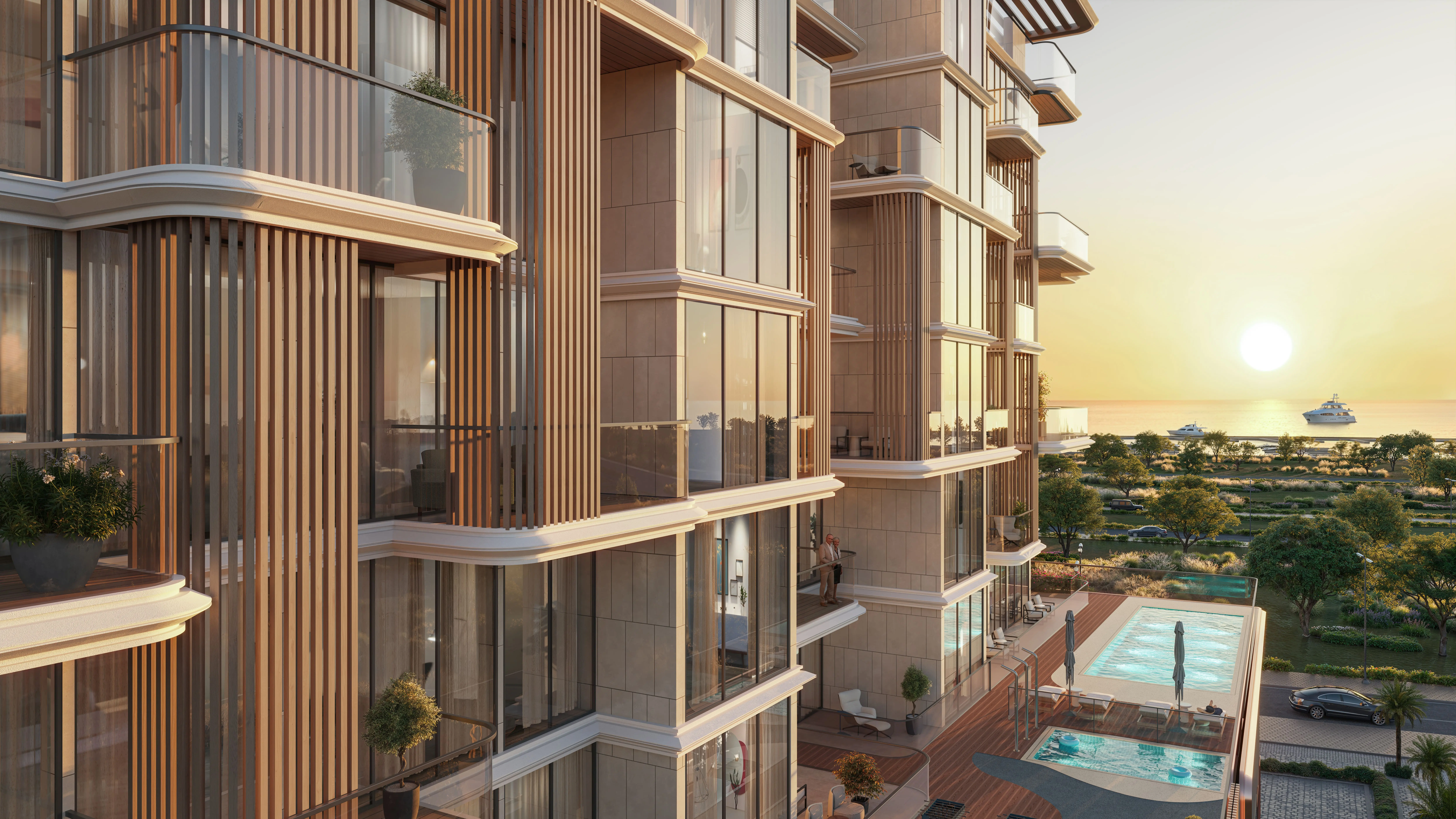 Floarea Breeze – 3D Exterior Rendering for Waterfront Living — image 1