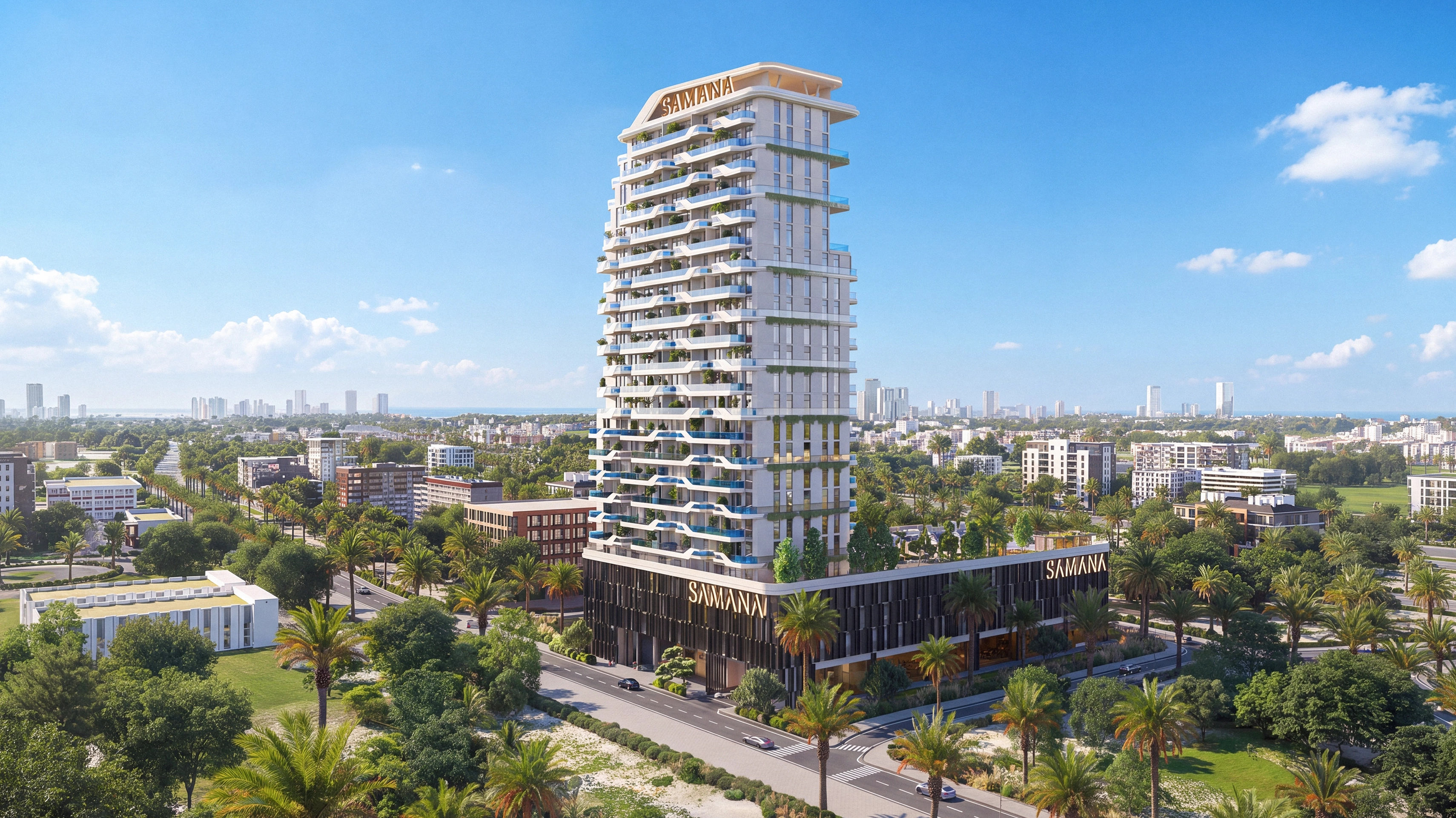 Jebel Ali 1 — Residential Tower Architectural Visualization, Dubai — image 1