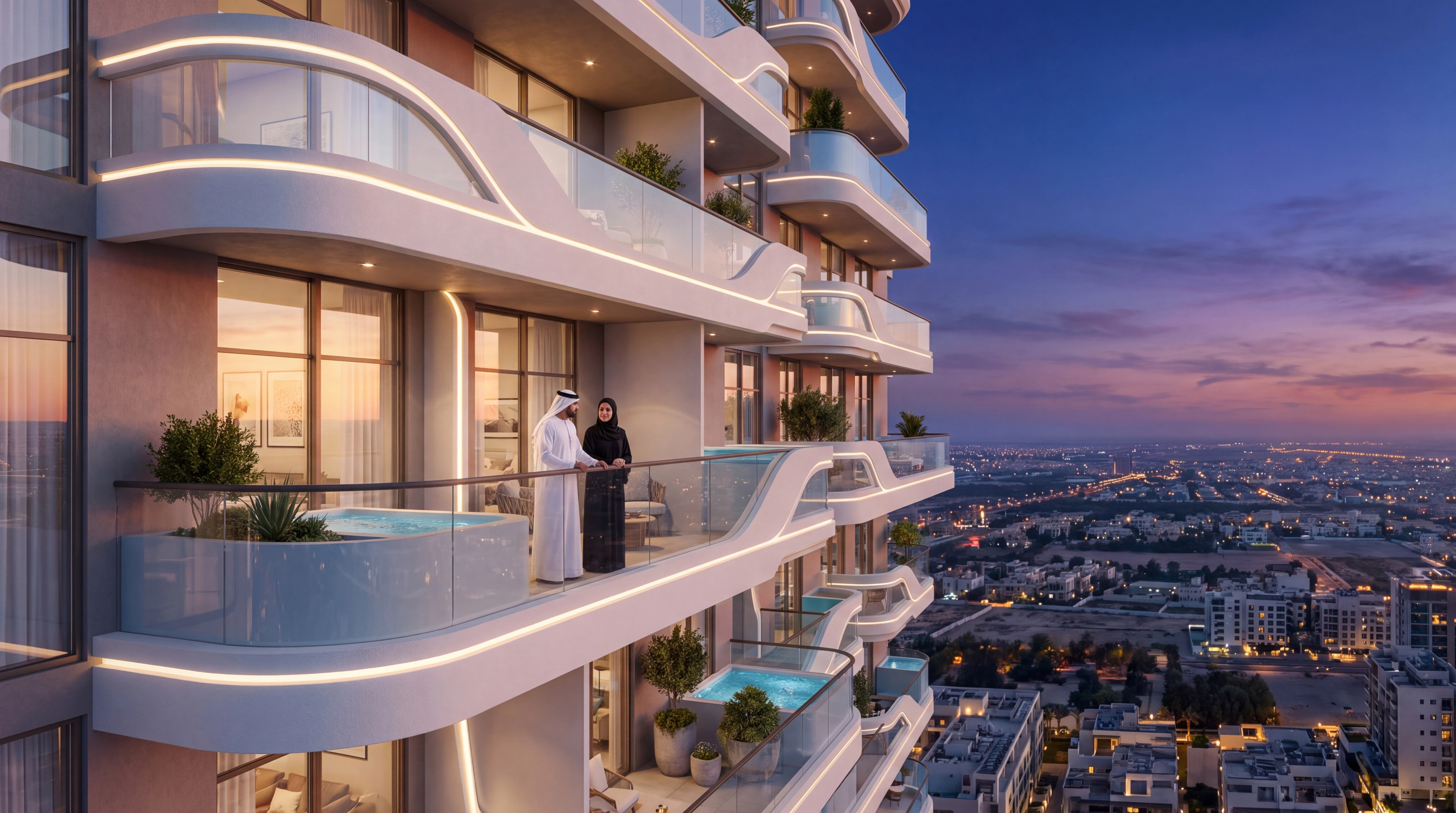 Jebel Ali 1 — Residential Tower Architectural Visualization, Dubai — image 4