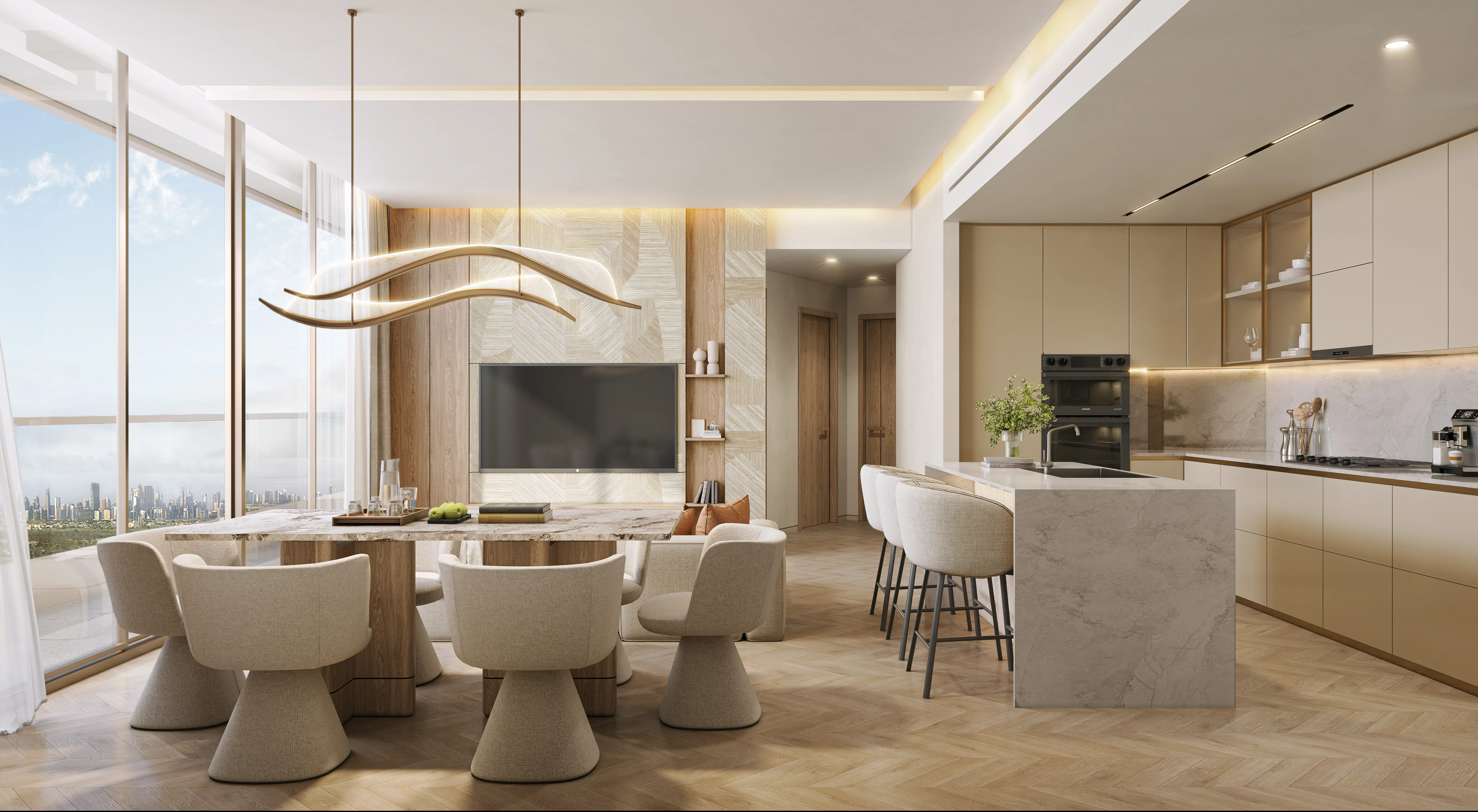 Jura Terraces — Interior Visualization, Dubai — image 1