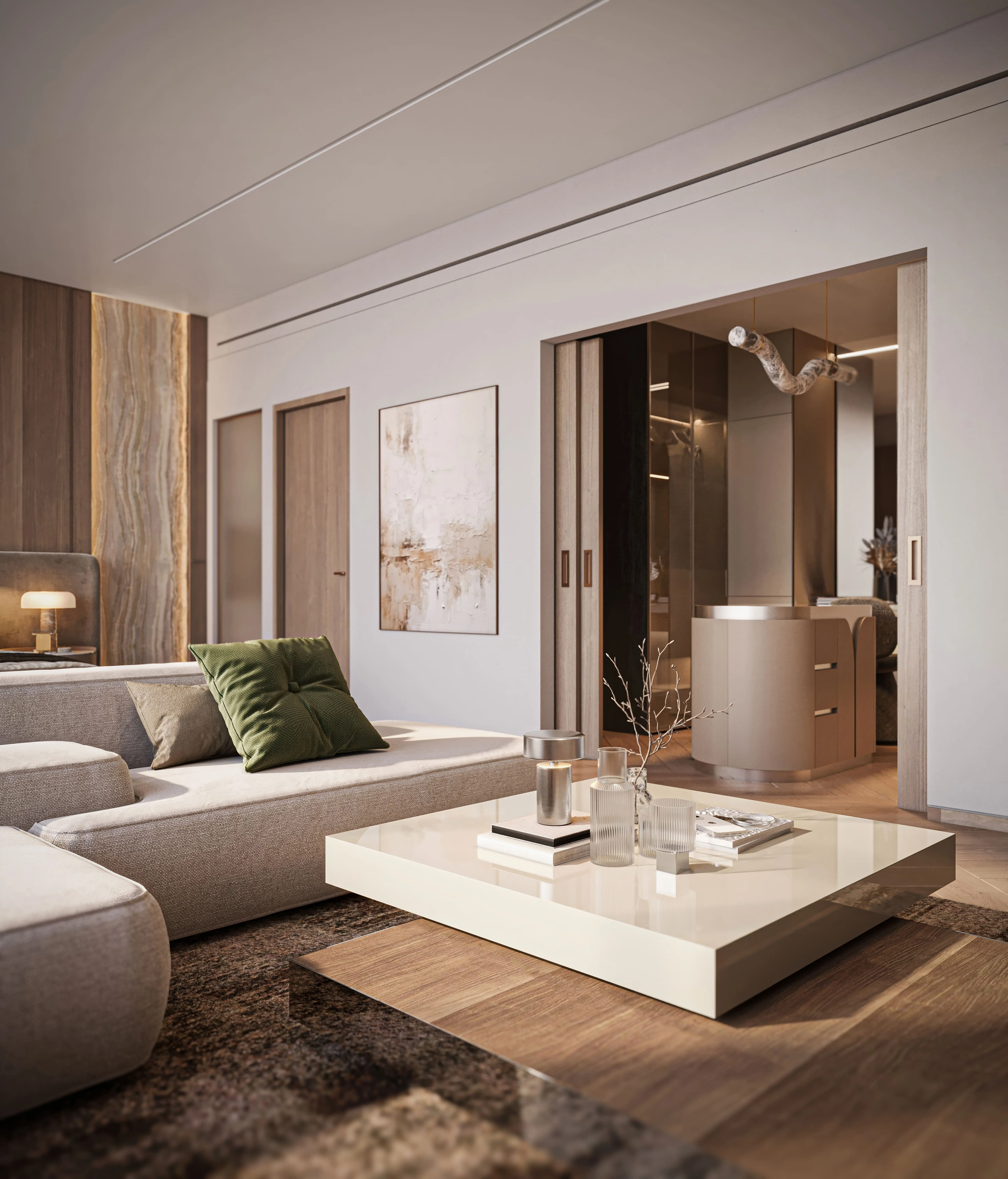 Luxury Interior Visualization – Refined Residential Living Renderings — image 5