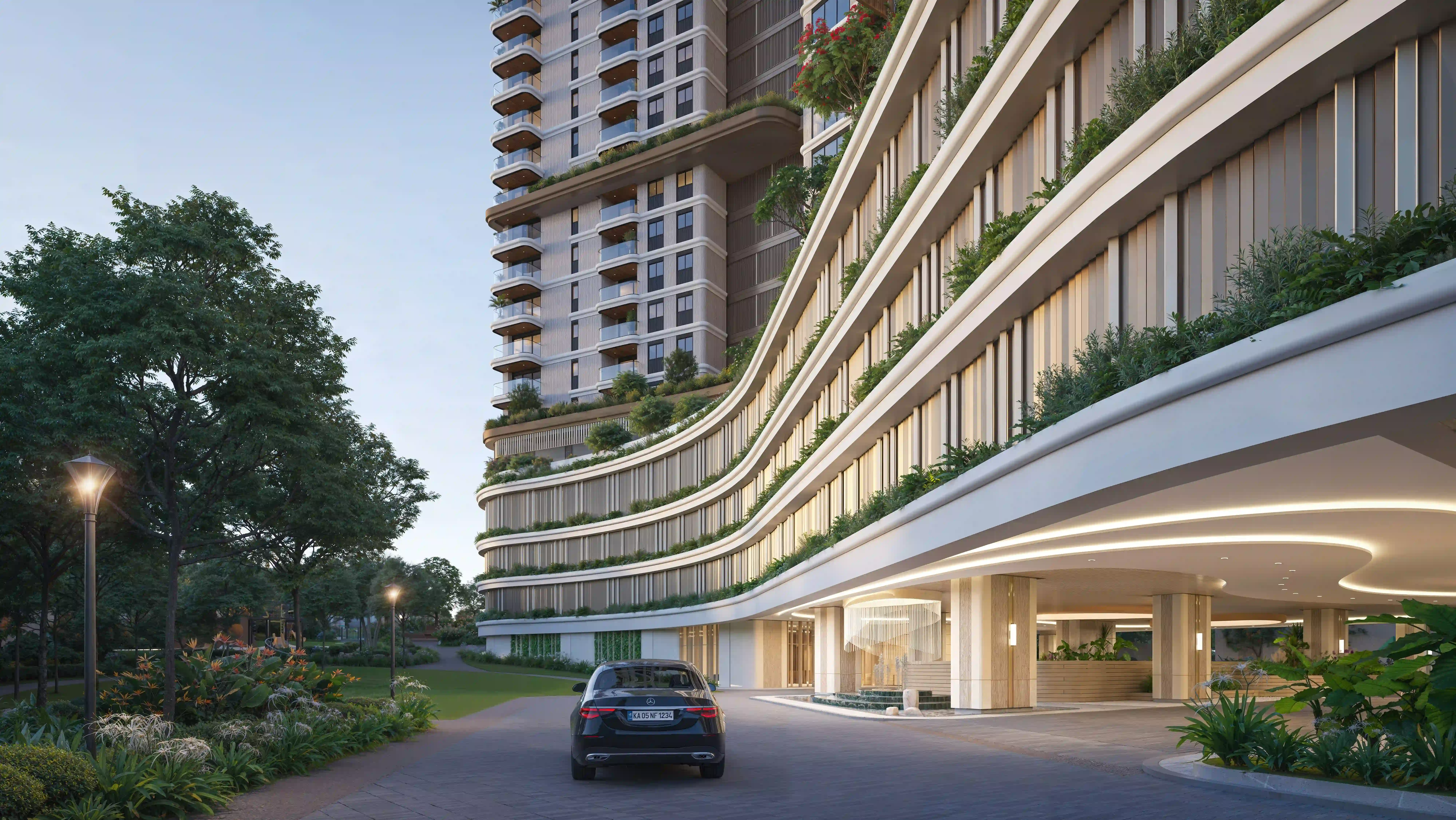 Luxury Residential Exterior Visualization – Basavanagudi, Bangalore | MAIA The Seven — image 4