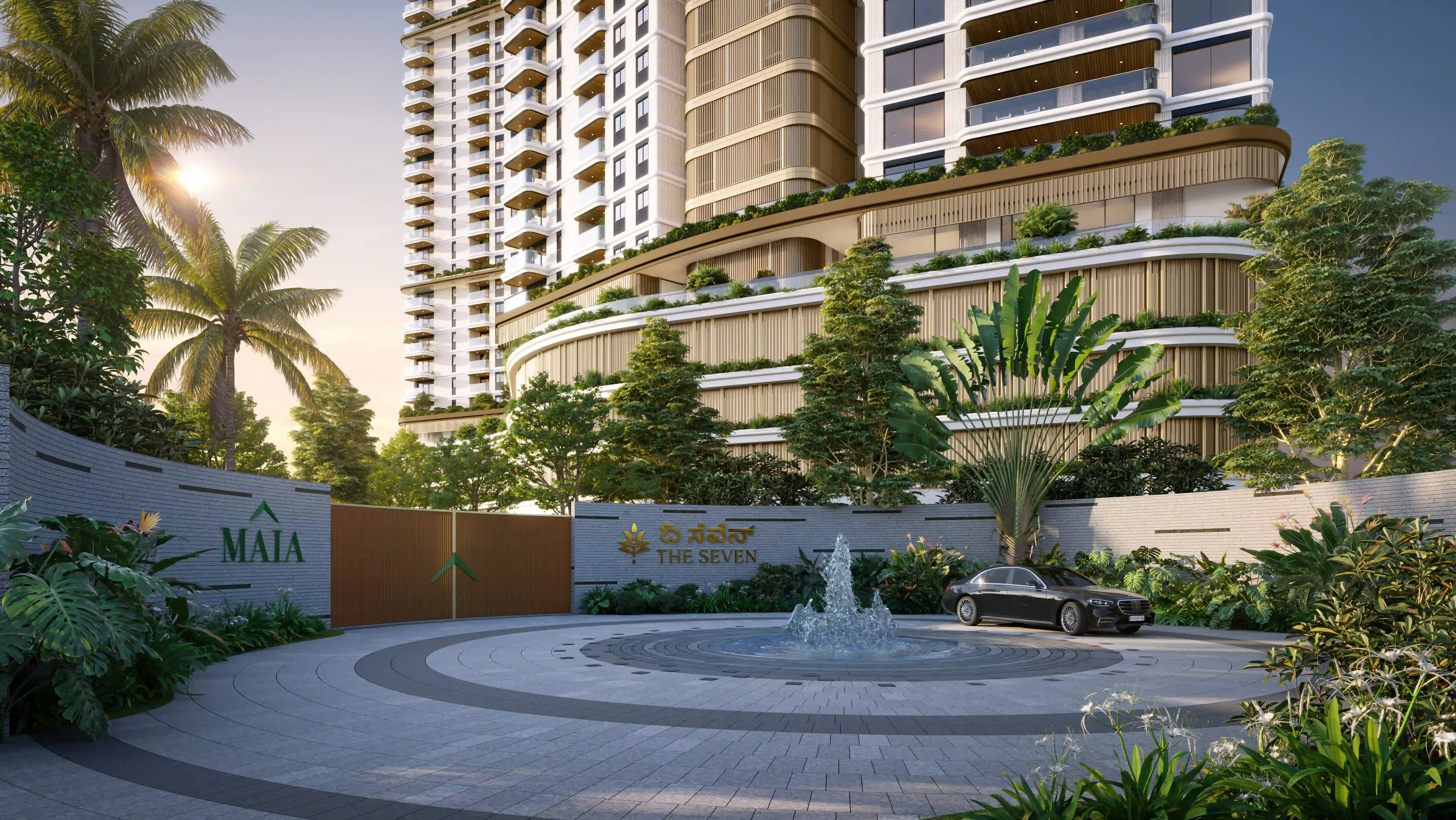 Luxury Residential Exterior Visualization – Basavanagudi, Bangalore | MAIA The Seven — image 8