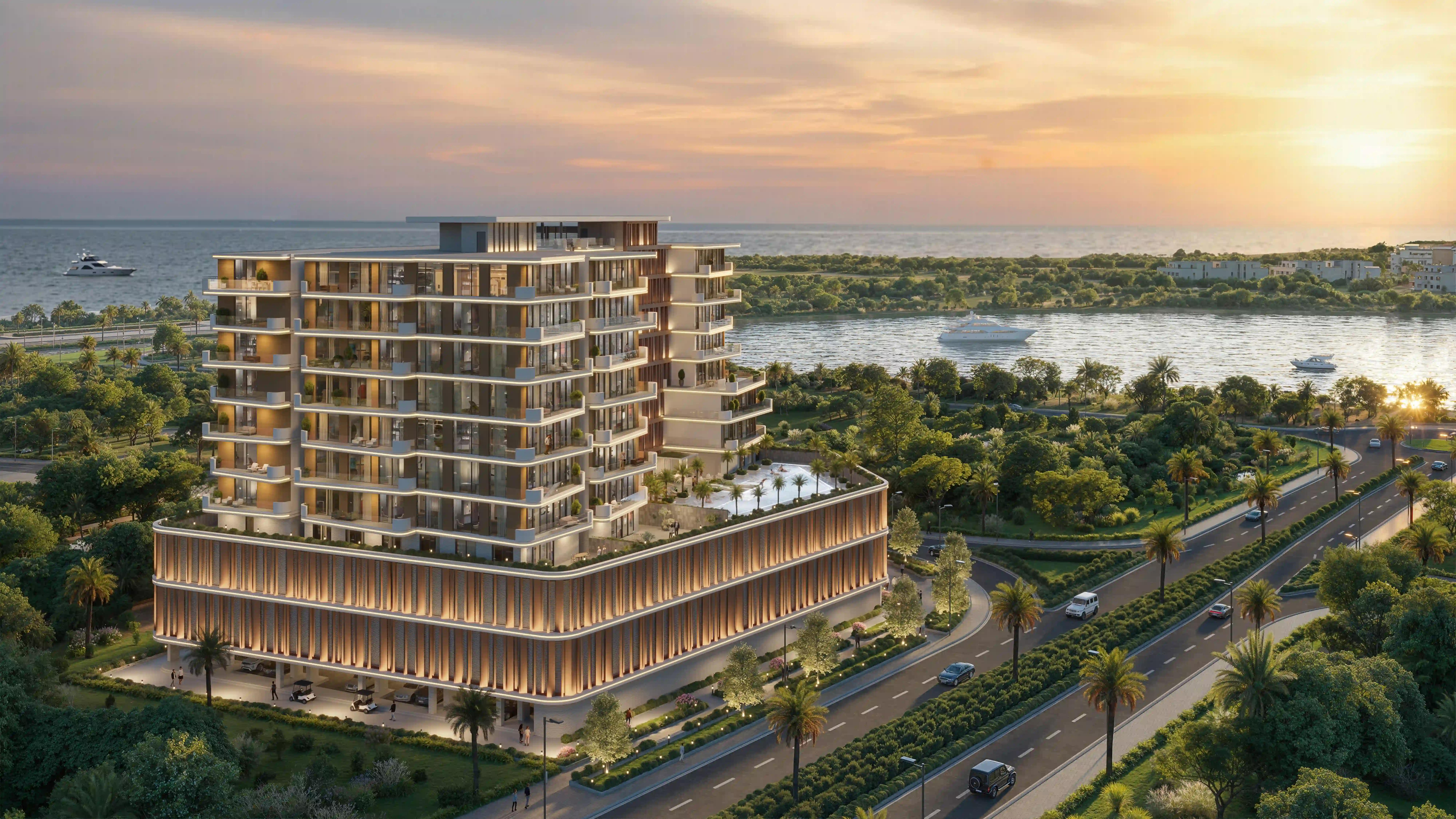 LuzOra Beachfront Residences Exterior Visualization – DIA Properties, Dubai Islands | RARE DESIGN HIVE — image 5