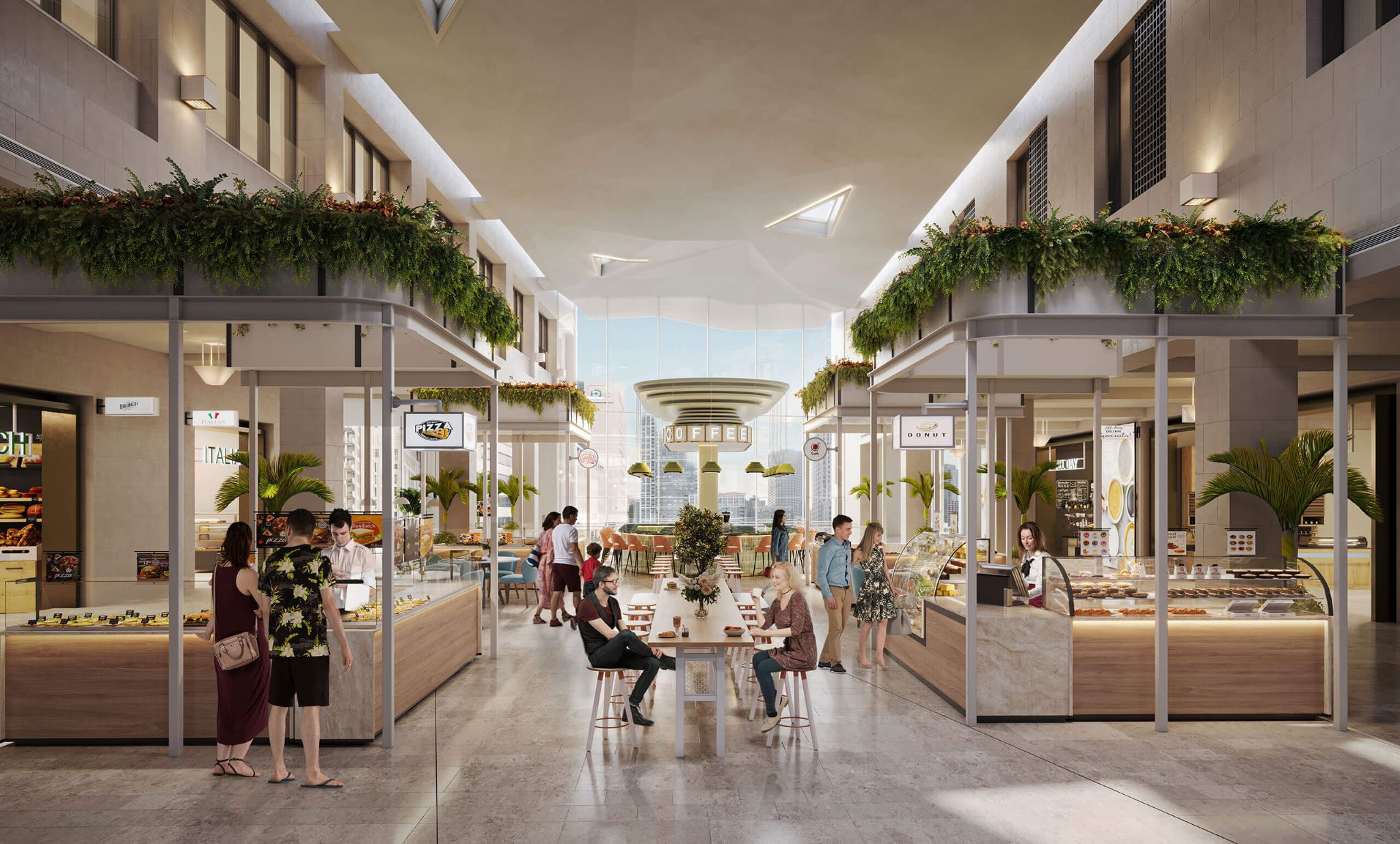 Msheireb Galleria – Immersive Shopping Mall Interior Renderings — image 2