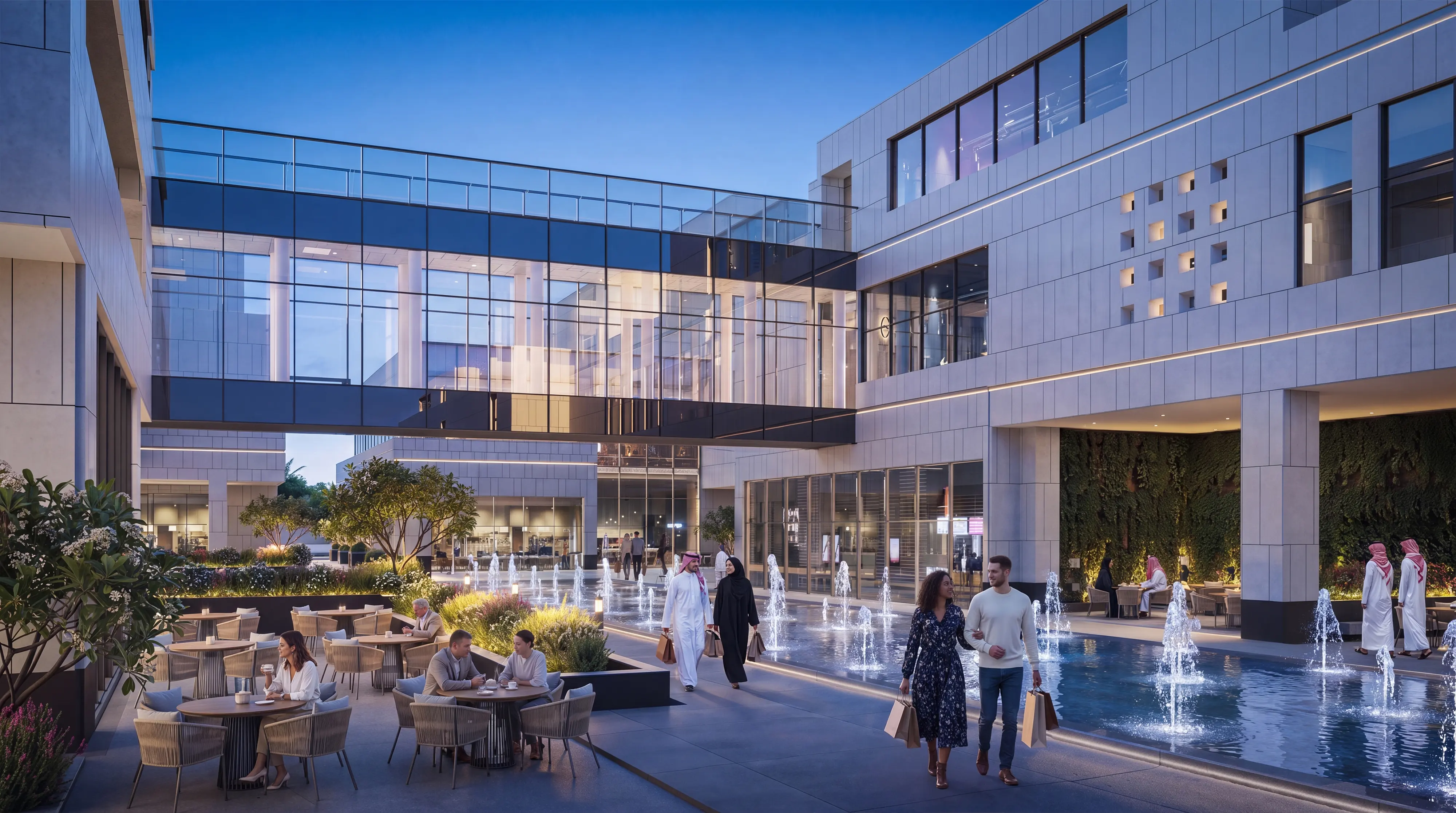 Retail Lifestyle Destination Architectural Visualization — Oman — image 2
