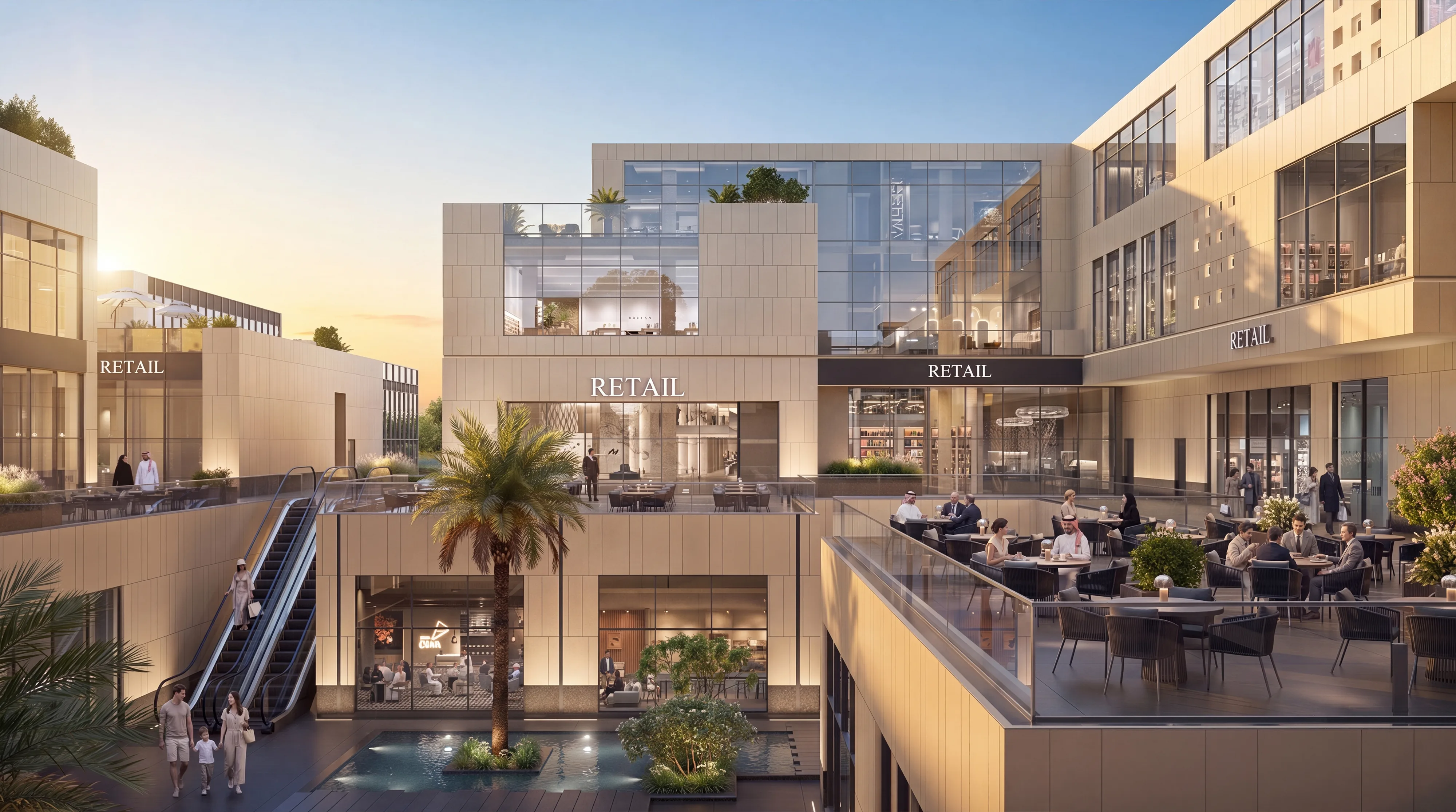 Retail Lifestyle Destination Architectural Visualization — Oman — image 6