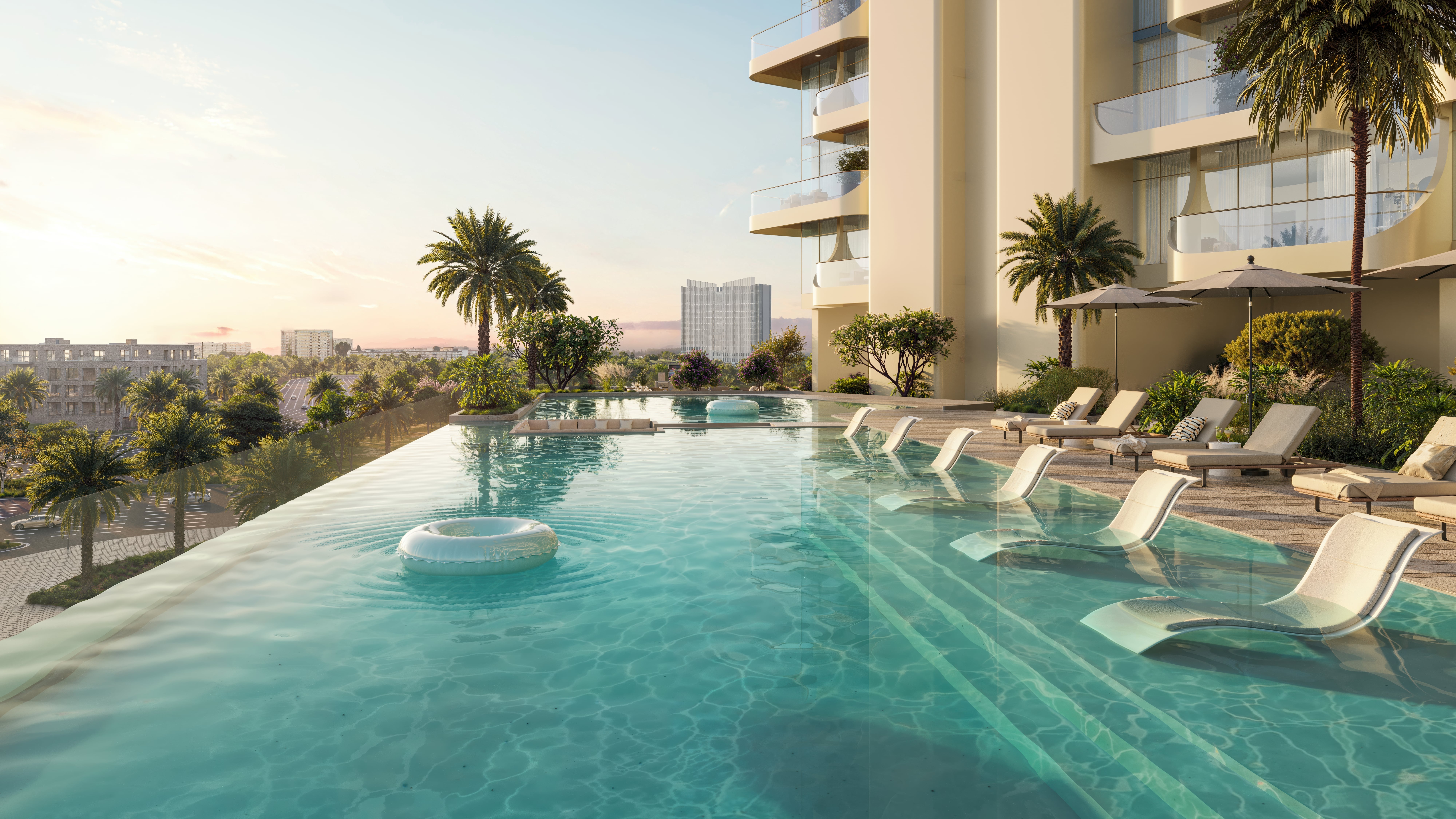 The Caden Meydan Horizon – Exterior Amenities Rendering — image 2