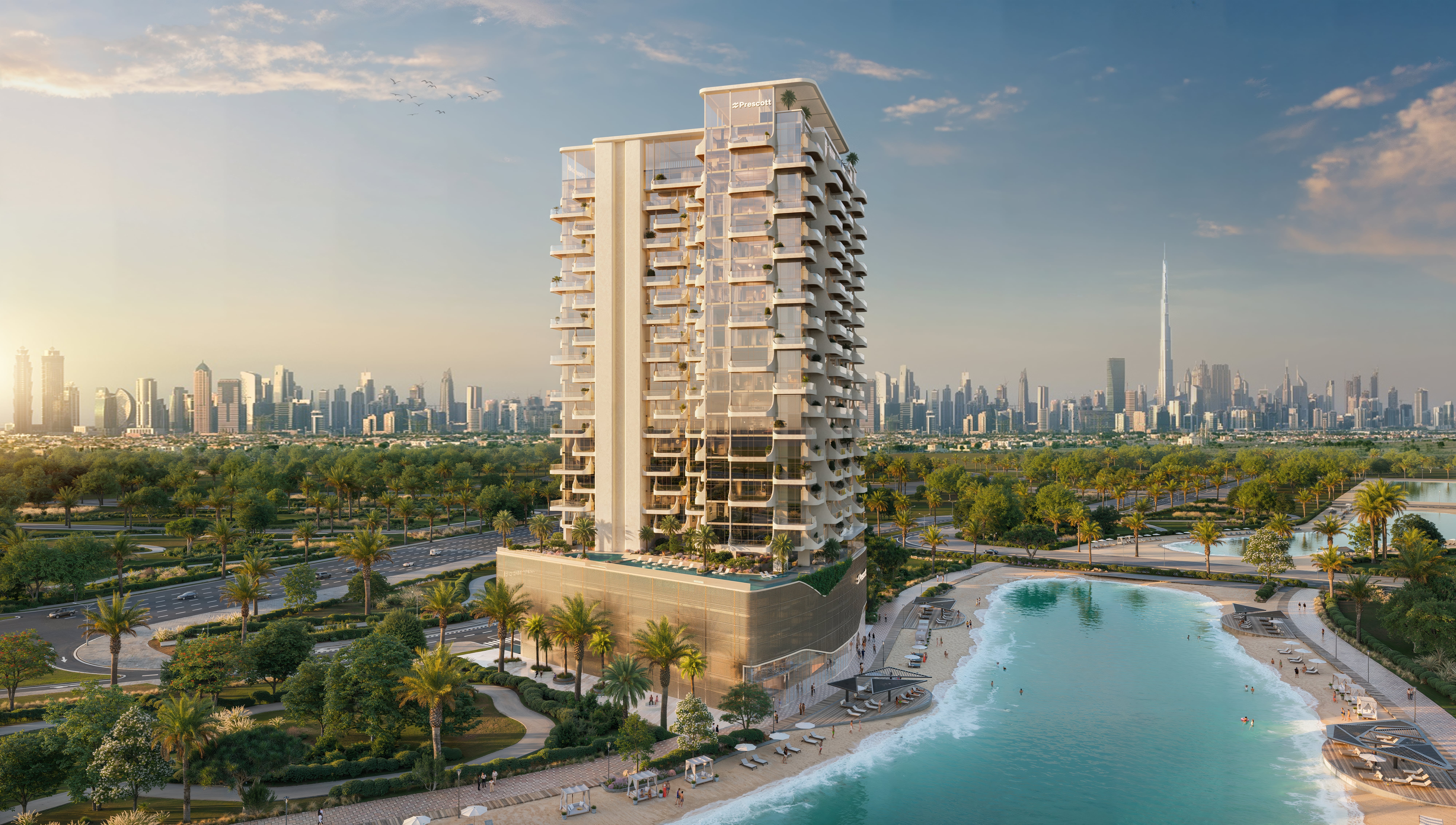 The Caden Meydan Horizon – Exterior Architectural Rendering