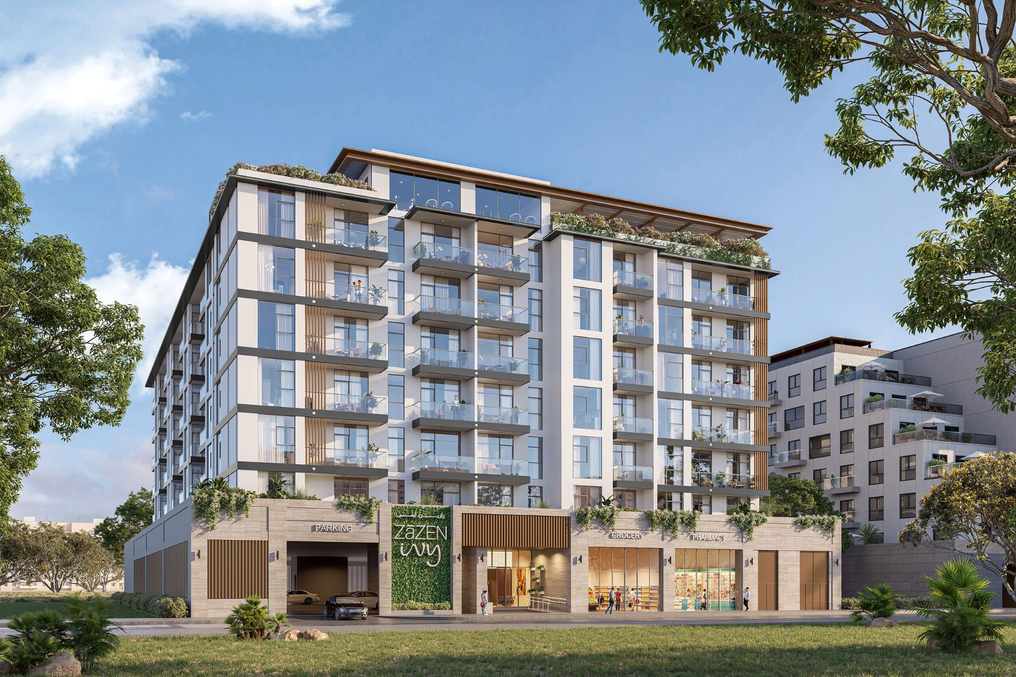 Zazen Ivy – Modern Residential Building Renderings — image 5